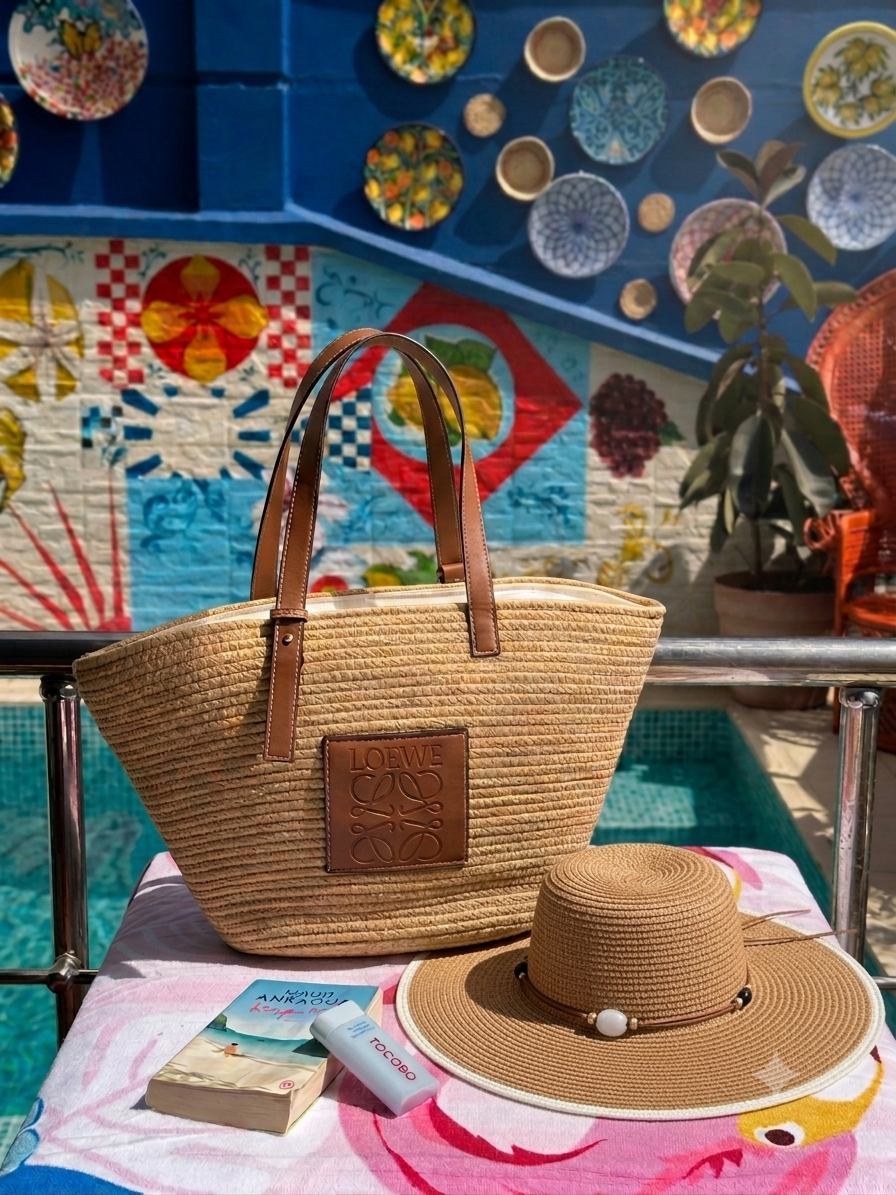 Sac loewe avec son chapeau