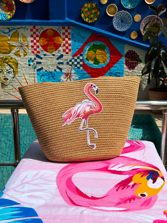 Sac de plage Flamingo