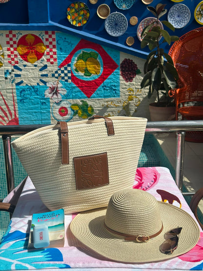 Sac de plage Loewe avec chapeau