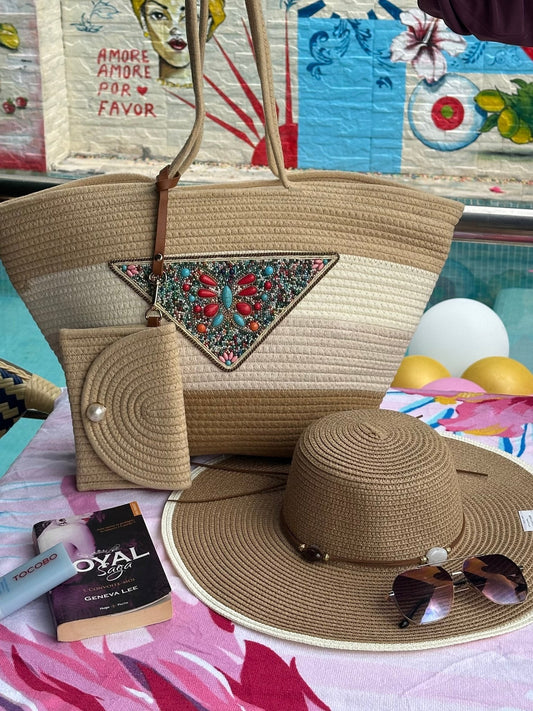 Grand couffin avec pochette et chapeau